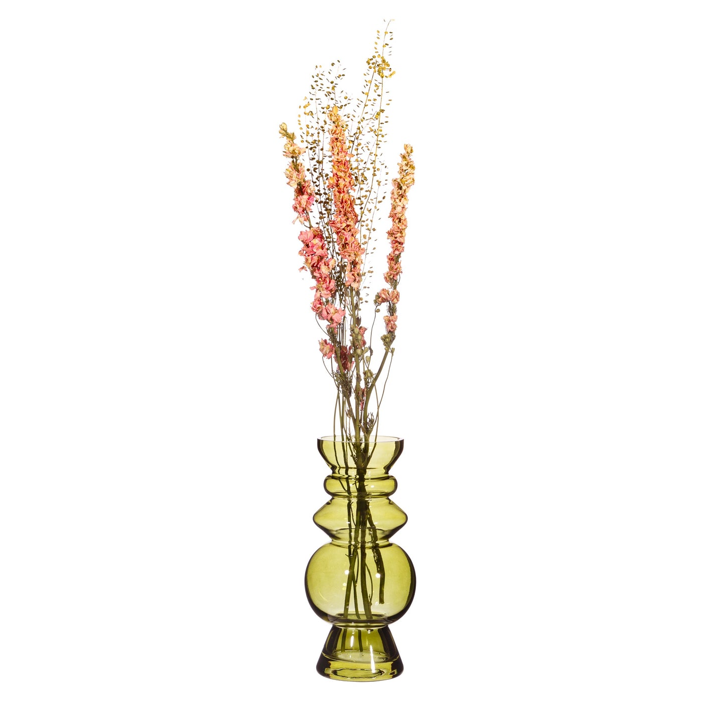 Selena Glass Vase - Green