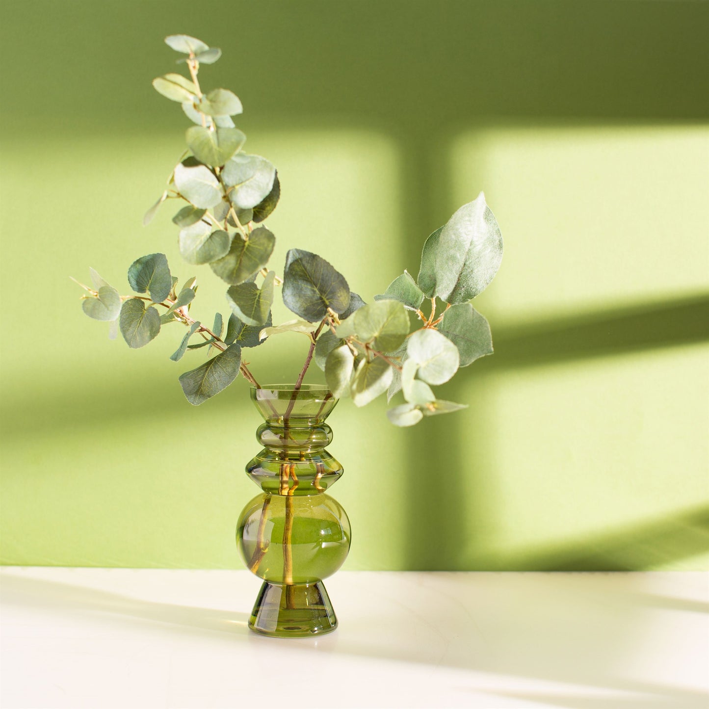 Selena Glass Vase - Green