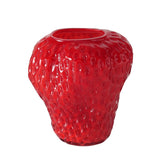 Glass Strawberry Vase