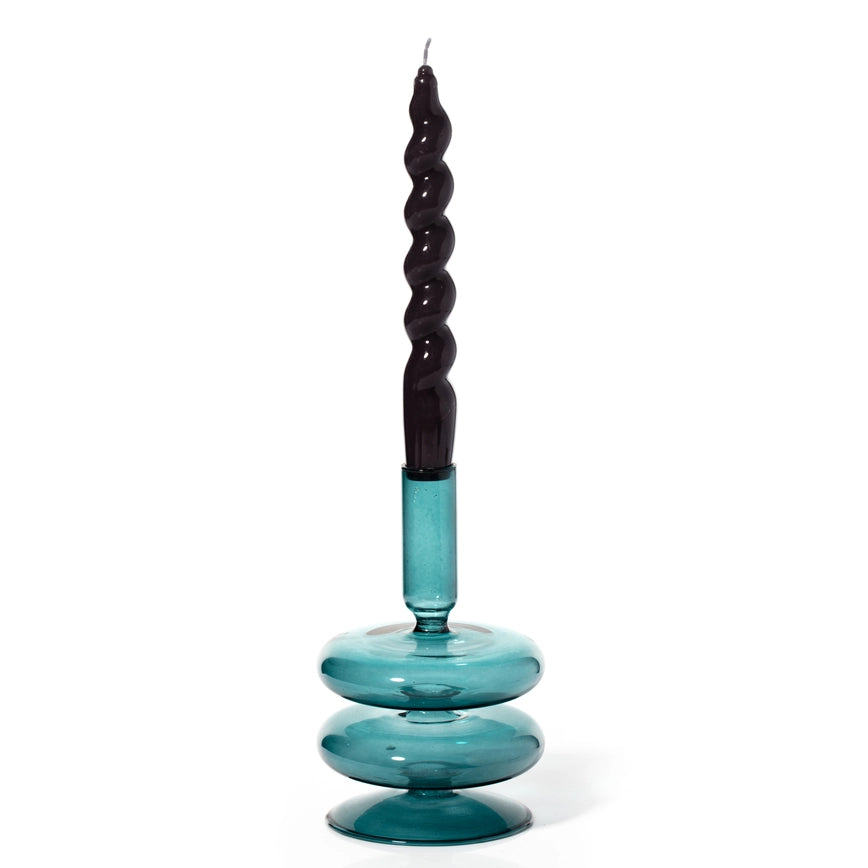 Taper Candleholder - Ocean Teal