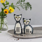 Tabby Cat Salt and Pepper Shakers by Hannah Turner