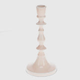 Light pink Enamel Candlestick (19cm) - Vibrant Pink