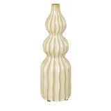Decorative vase  Felipe beige ceramic 35 cm