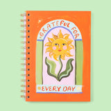 Eleanor Bowmer: Grateful For Every Day Sunflower Notebook