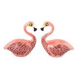 Handmade Ceramic Flamingo Salt and Pepper Shakers by Hannah Turner