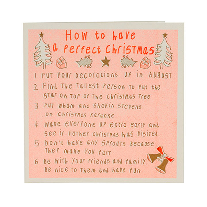 How To Have a Perfect Christmas Greeting Card