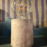 Small decorative lamp with star lightbulb Battery-Operated Lamp D8.8 H17.5cm