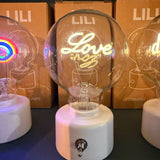 Led Decor Love  with Batteries D8 H13.2cm