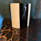 Small Ceramic Black Stripe Plant Pot / Various Sizes available
