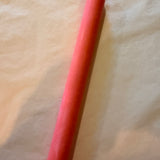 Coloured Dinner Candle Coral pink 30cm