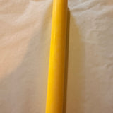 Coloured Dinner Candle  Yellow 30cm