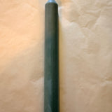 Coloured Dinner Candle  blue-grey 30cm