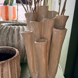 White Ceramic Multi-Stem Vase