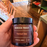 Grounding Candle Patchouli Deep Rebecca Tracey 20-25 hour burn