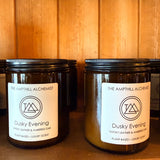 Dusky Evening (Smoky Leather & Ambered Oak)Single Wick Candle 180ml - 6oz,