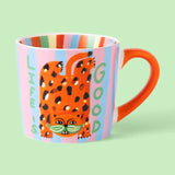 Life Is Good Leopard Mug  Eleanor Bowmer