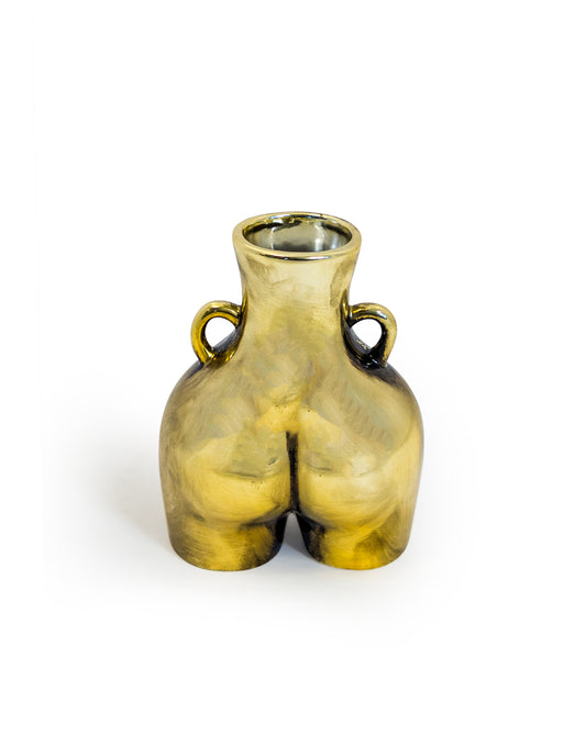 Love Handle Vase - Gold - Medium