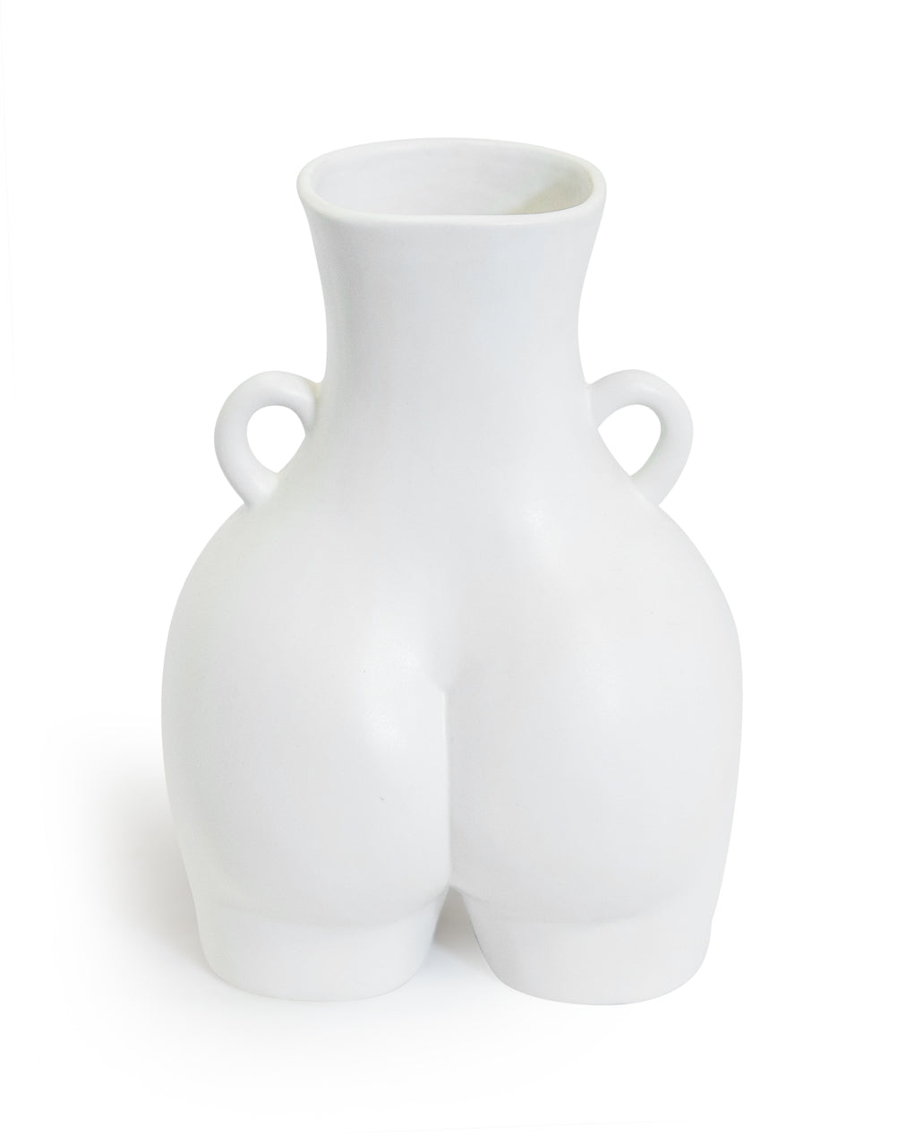 Love Handle Vase - White - Large