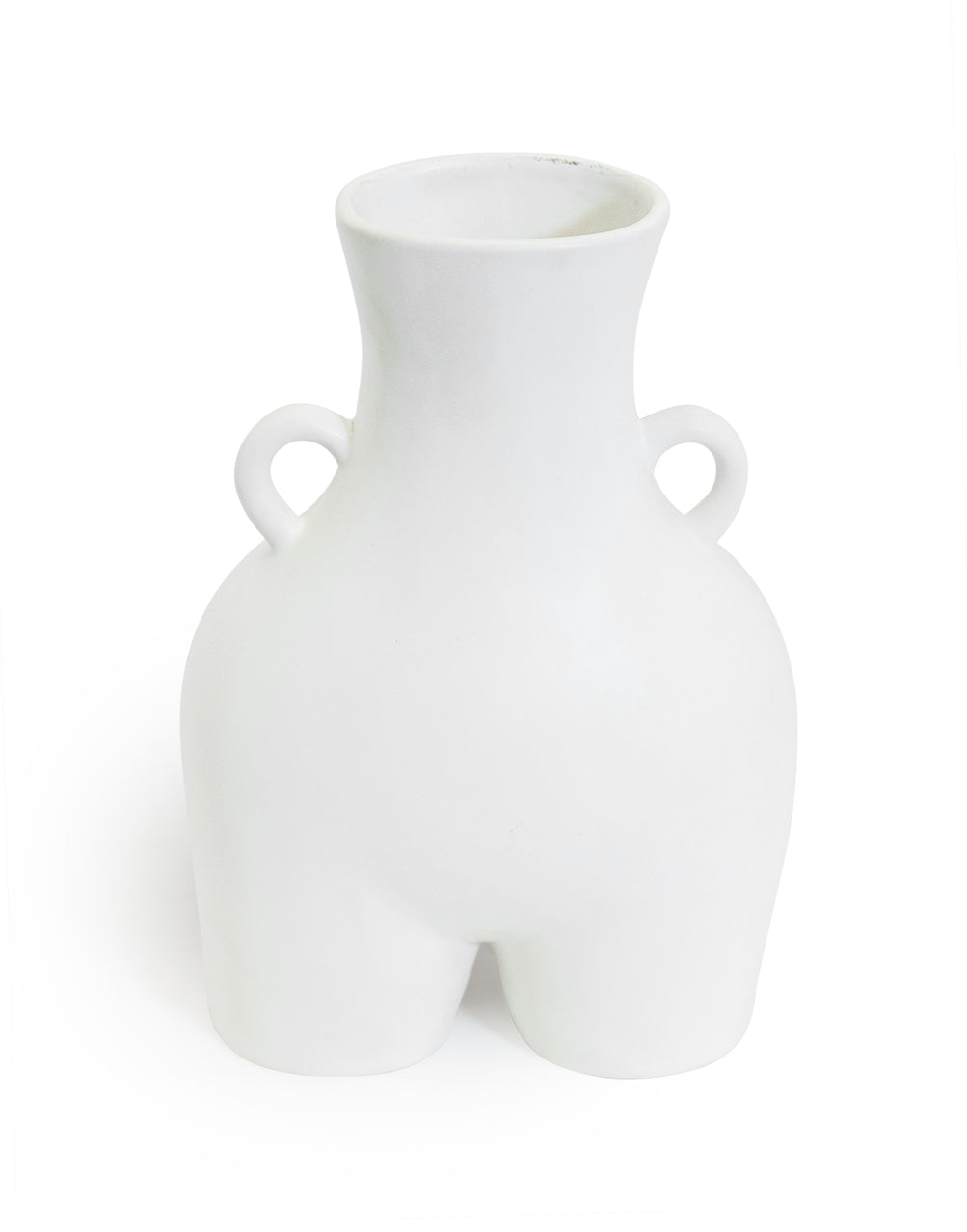 Love Handle Vase - White - Large