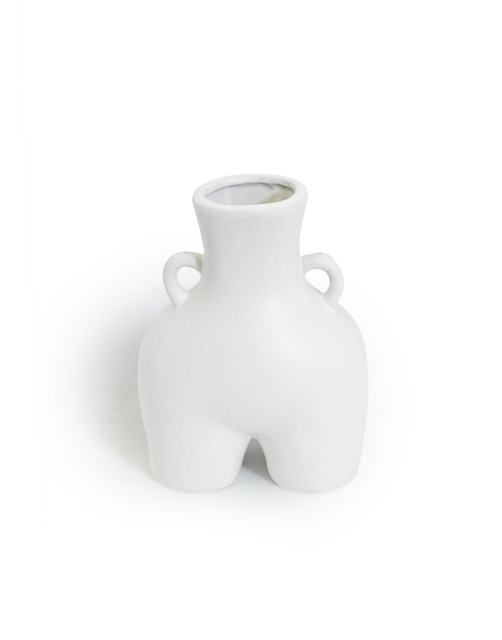 Love Handle Vase - White - Medium