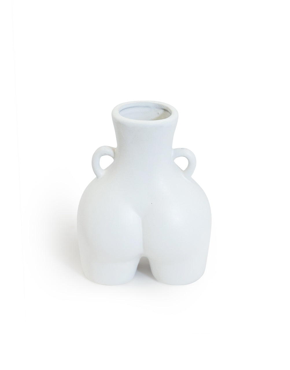 Love Handle Vase - White - Medium