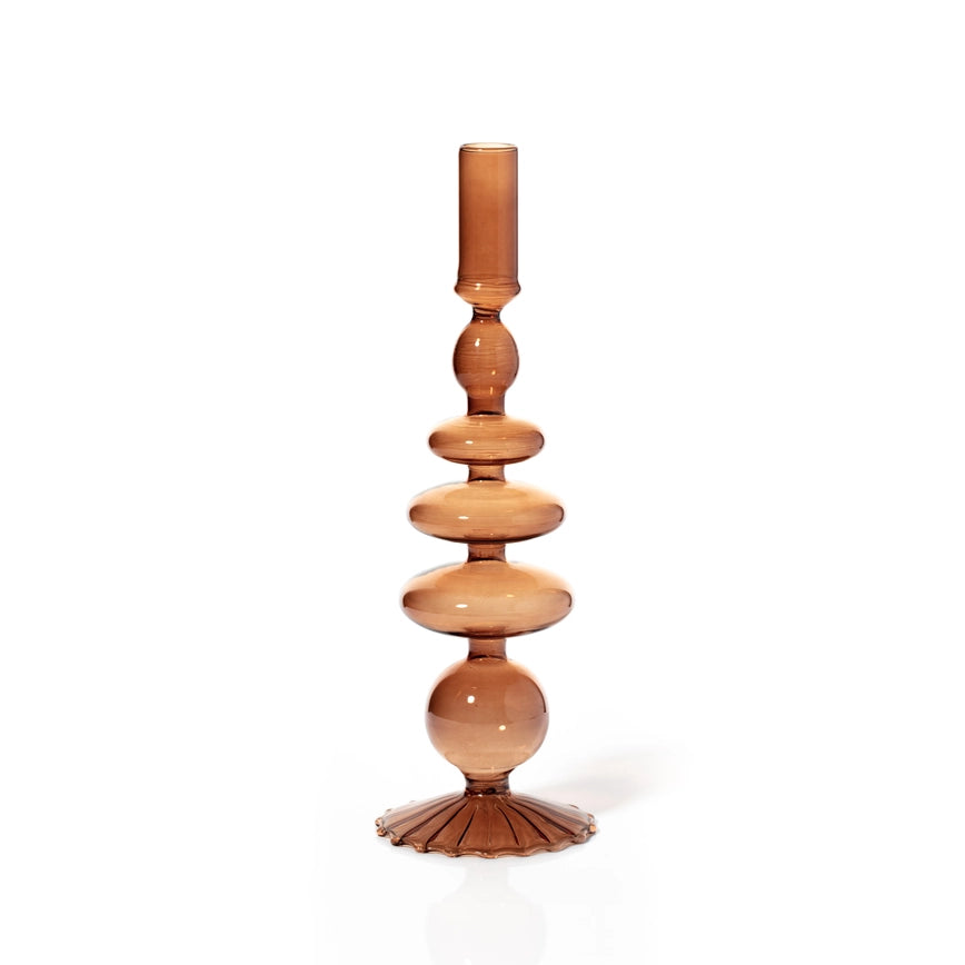 Mia Taper Candleholder - Champagne