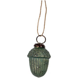 Mini Teal Acorn Bauble