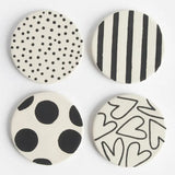 Mono Mixed Print Set of 4 Coasters