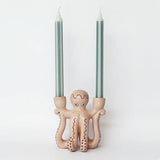Octopus Candle Holder, Nude — W13.4 X D10.9 X H15.9 cm
