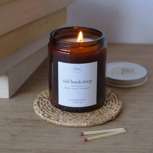 Old Bookshop Soy Candle