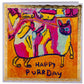 Happy Purr Day, Greetings Card