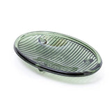 Ribbed Soap Dish - Green