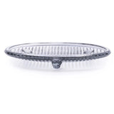 Ribbed Soap Dish - Smoked Clear