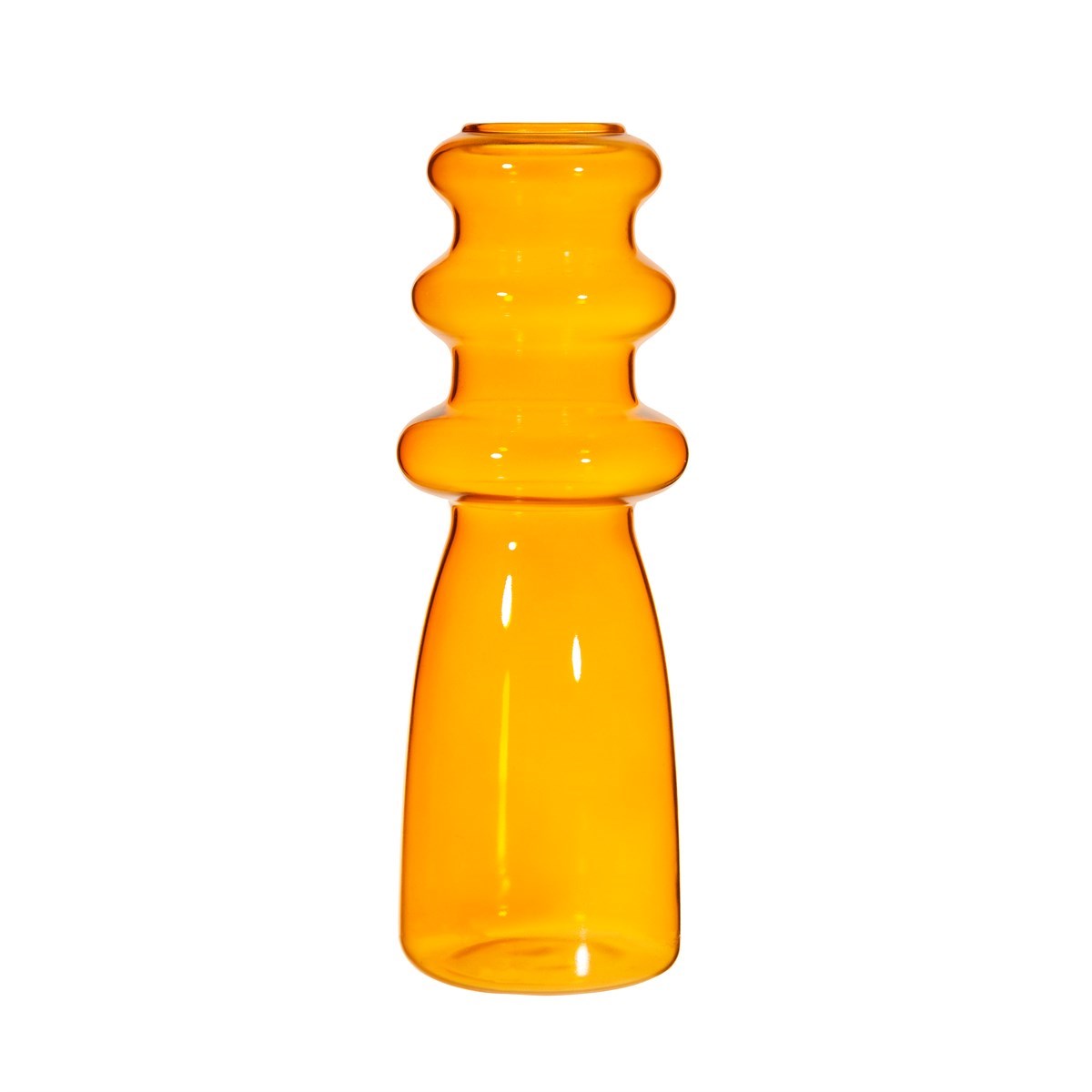 Ripple Vase - Orange