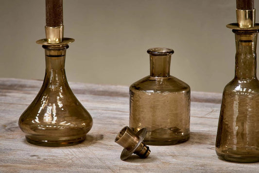 Sirsa Candlestick - Sepia Wide