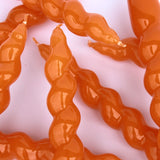 Single Spiral Taper Candle - Individual - Tangerine