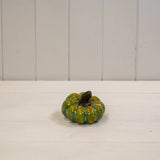 Small Wonky Vintage Style Pumpkin Green