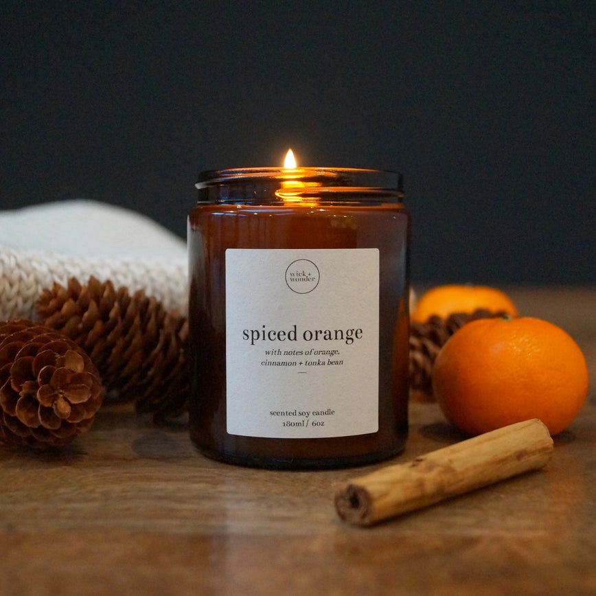 Spiced Orange Candle – Soy Wax Candle 180ml