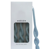 Spiral Taper Candles - Cornflower Blue