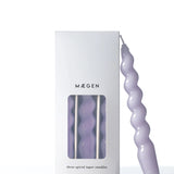 Spiral Taper Candles - Lilac