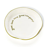 Statement Plate - 'Good Food and Good Company.'