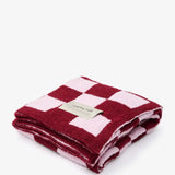 The Teddy Throw - 100% Recycled - Pink Check