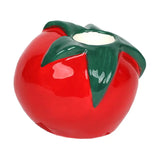 Tomato Ceramic Candle Holder - 6cm