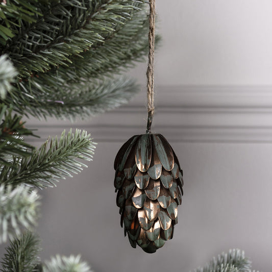 Vintage Pinecone Bauble