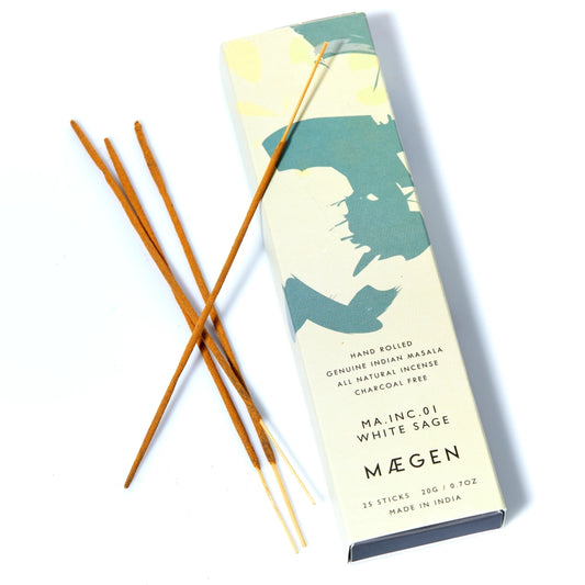 White Sage Genuine Indian Masala Incense Sticks