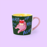Woke Up Sexy Cat Mug Eleanor Bowmer