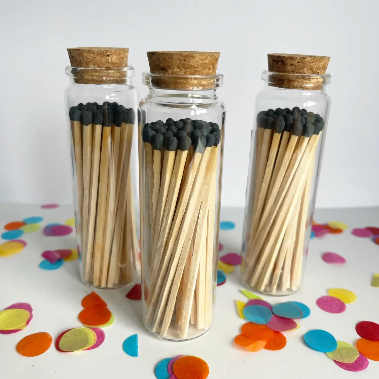 Jar of Long Black Matches