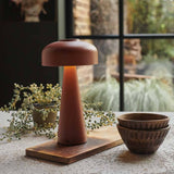Abigail Ahern Terracotta Adelaide Rechargeable LED Lamp H28 x Dia 15 cm