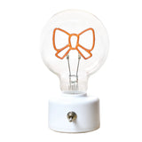 Led Bow lamp with Batteries D8 H13.2cm