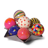 Crosses Papier-Mâché Bauble 7cm, Red & White